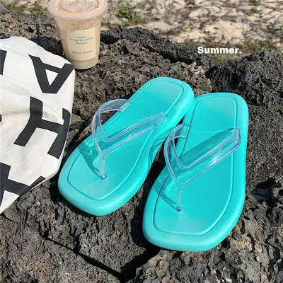 Retro Women's Non-slip Indoor Flip-flops and Sandals