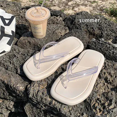 Retro Women's Non-slip Indoor Flip-flops and Sandals