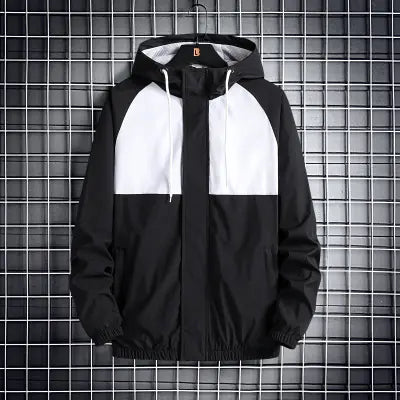 Casual Solid Color Hooded Fashion Jacket