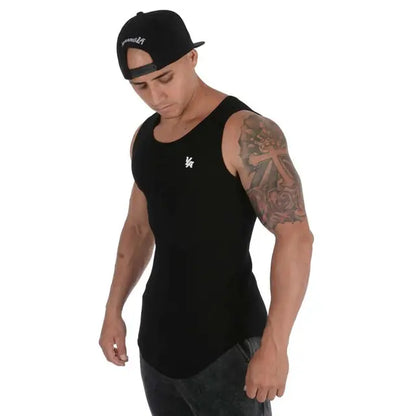 Solid Color Sleeveless Fitness Training T-Shirt Vest