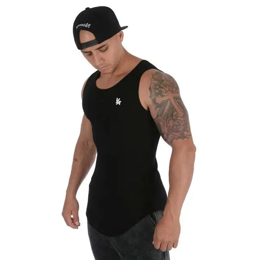 Solid Color Sleeveless Fitness Training T-Shirt Vest