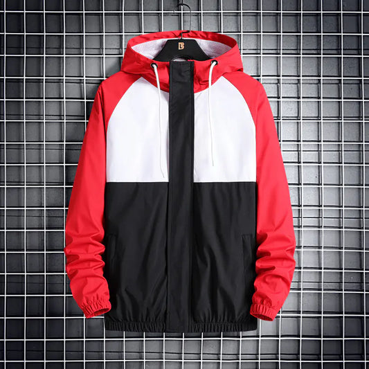 Casual Solid Color Hooded Fashion Jacket
