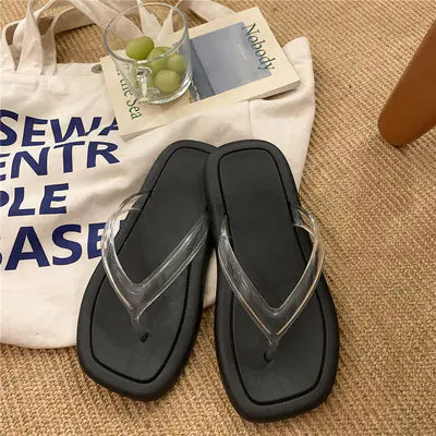 Retro Women's Non-slip Indoor Flip-flops and Sandals