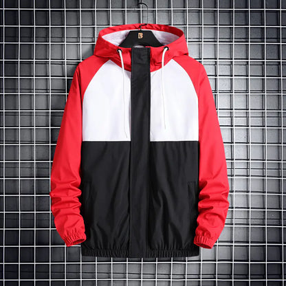 Casual Solid Color Hooded Fashion Jacket