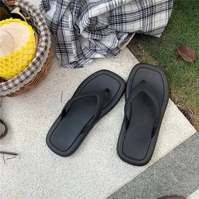 Retro Women's Non-slip Indoor Flip-flops and Sandals